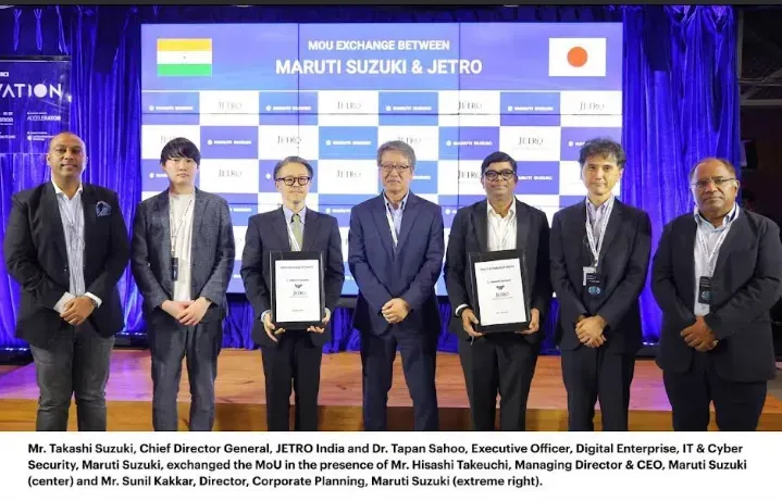 Maruti Suzuki and JETRO Sign MoU to Support Startups in India and Japan