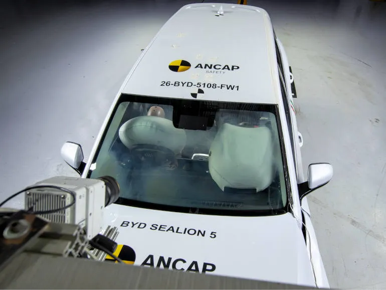 BYD Sealion 5 receives three-star ANCAP safety rating