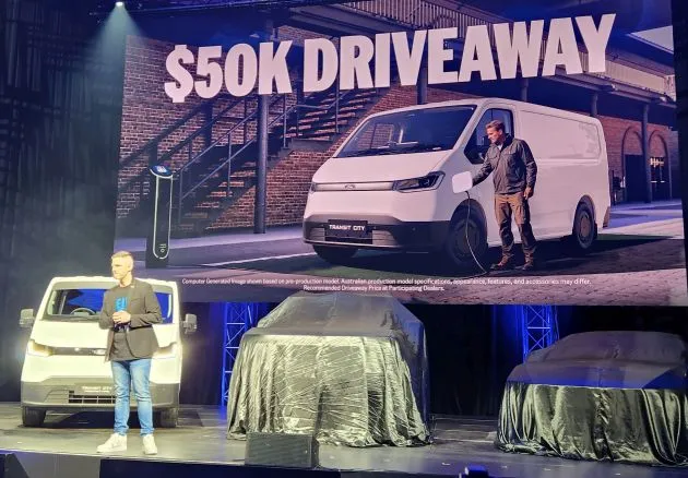 Ford prices E-Transit City electric van at A$50,000 in Australia