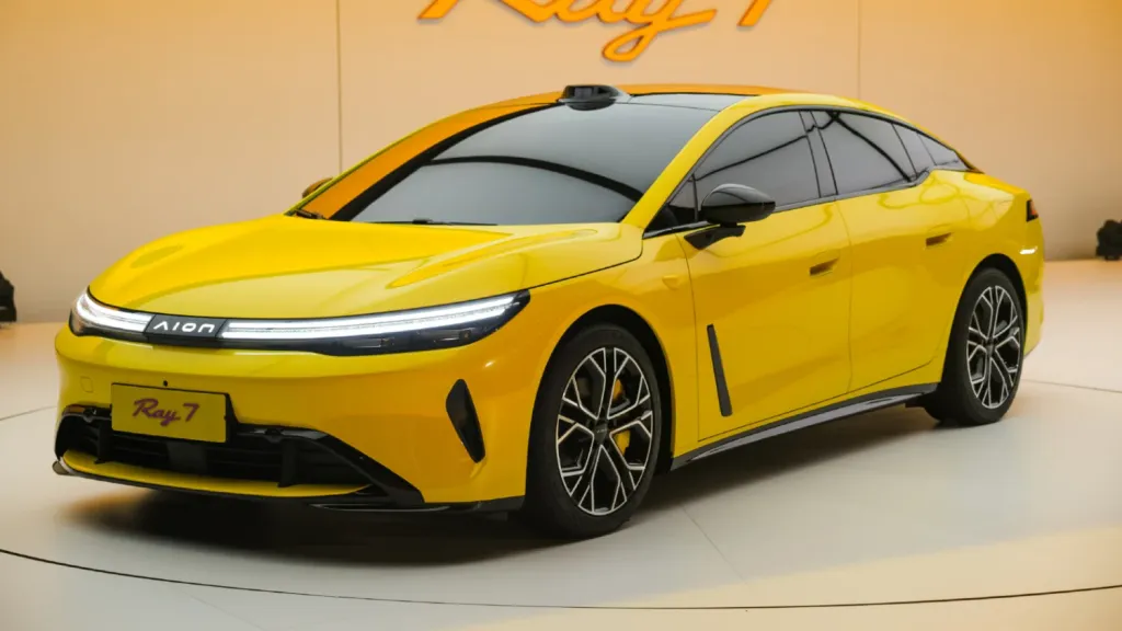 GAC Aion unveils Ray 7 electric fastback with Huawei technology