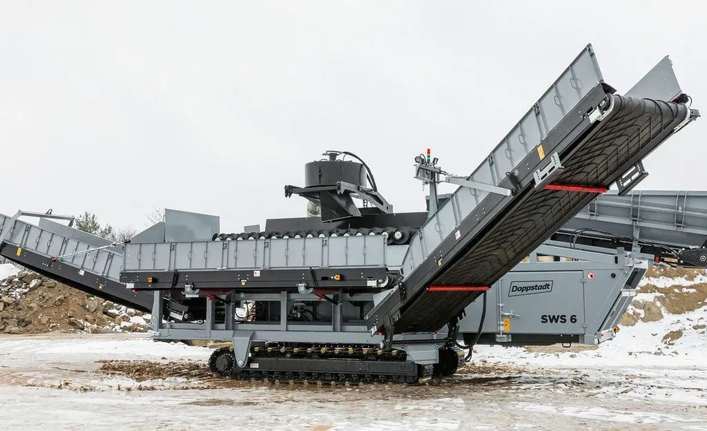 Caterpillar BEPU installed in Doppstadt spiral separator