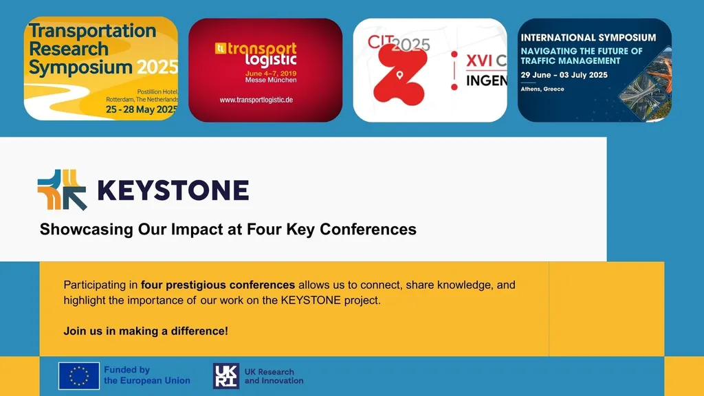 KEYSTONE Presents Advances in European Transport Conferences