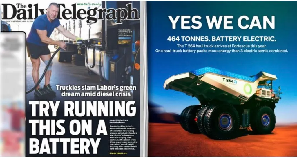 Fortescue defends electric truck viability