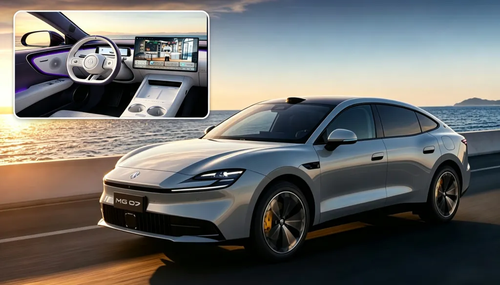 MG 07 unveiled with 840 km range and advanced electric powertrain