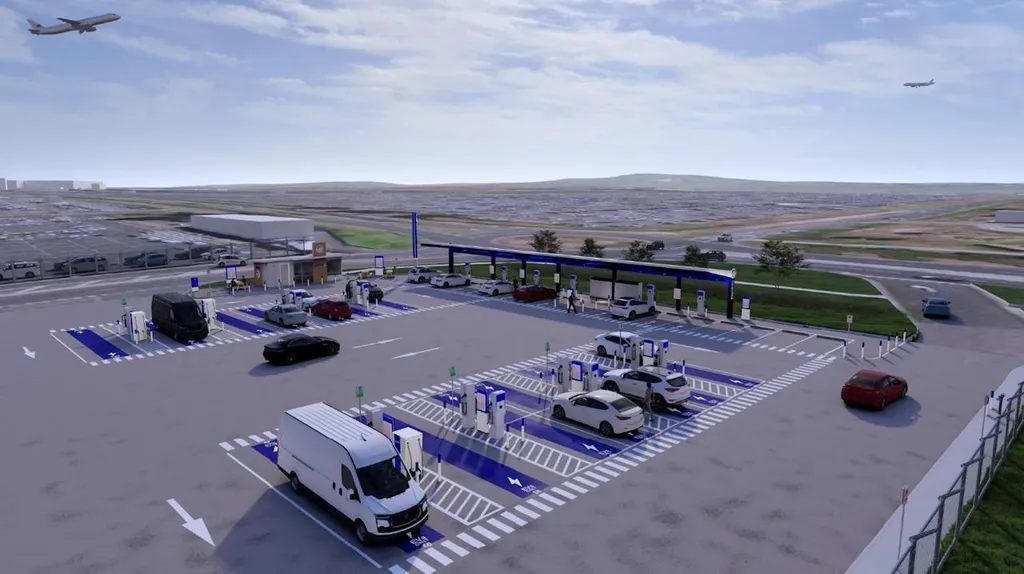 BP Pulse starts 24-bay EV hub at Melbourne Airport