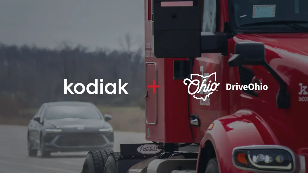 Kodiak pilots driverless trucks on I-70 in Ohio and Indiana