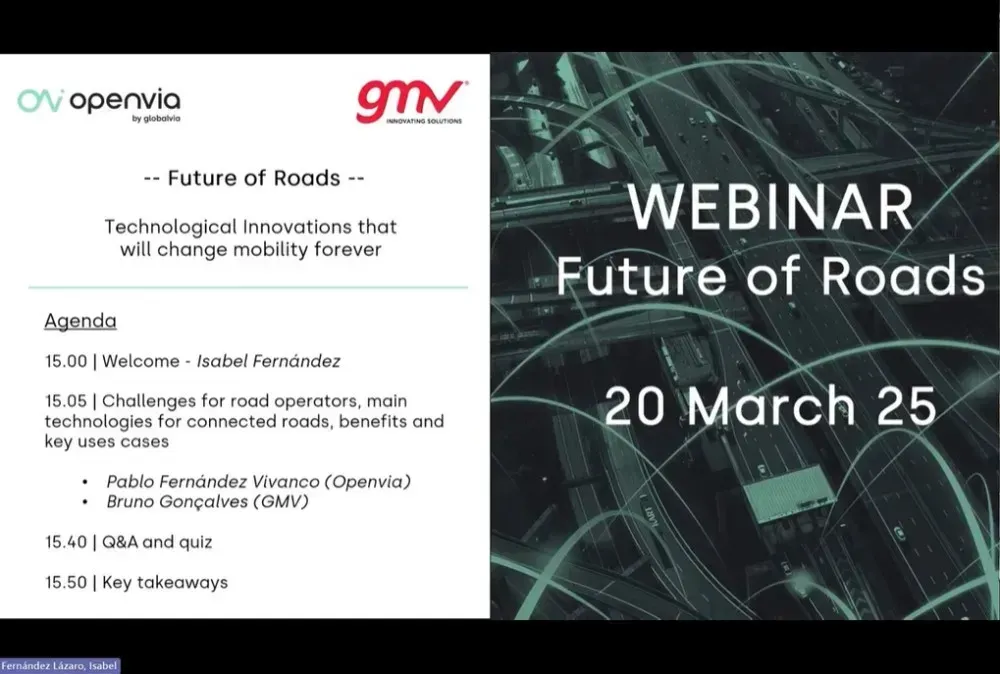 GMV and Openvia Mobility Discuss Future Road Technologies