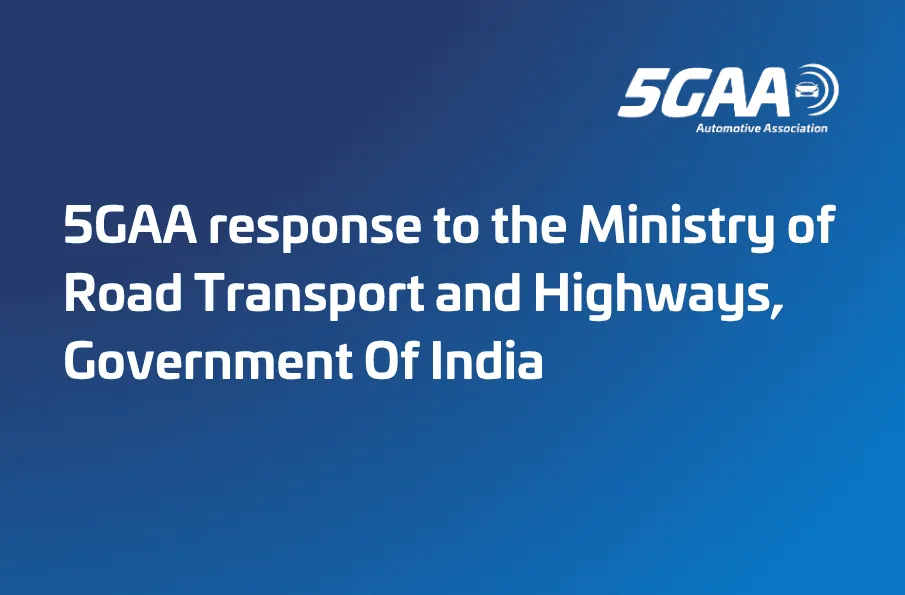 5GAA calls for phased implementation of India’s draft V2V rules