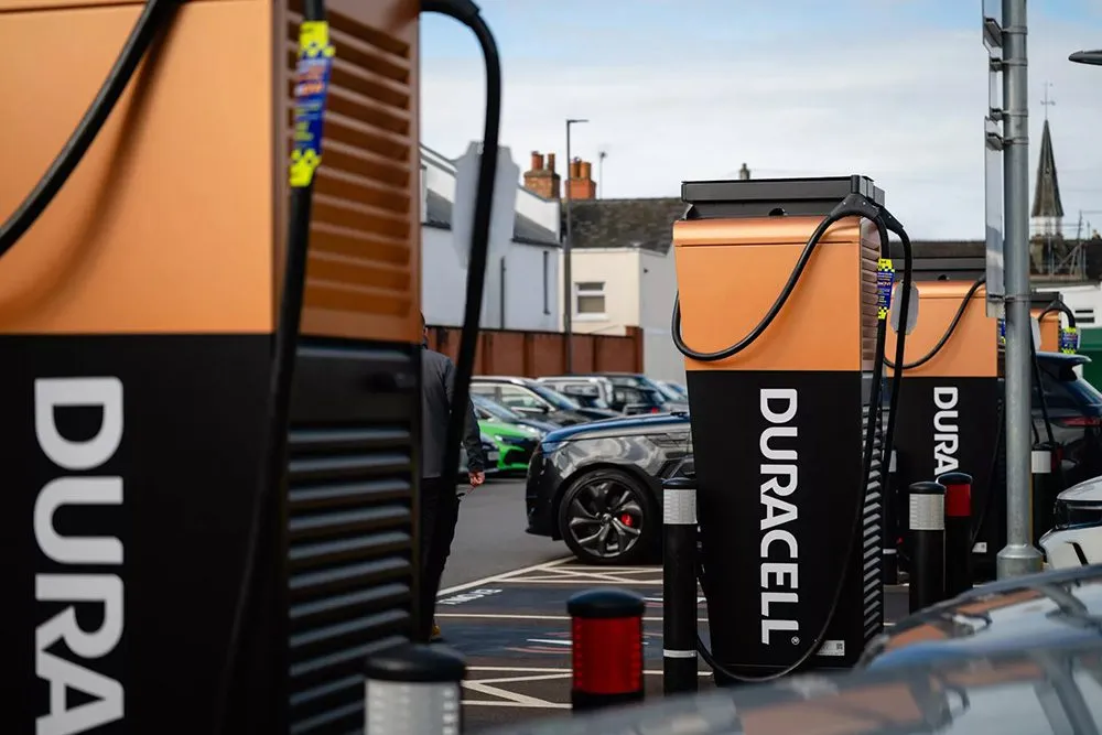 Driivz chosen to power Duracell UK EV network
