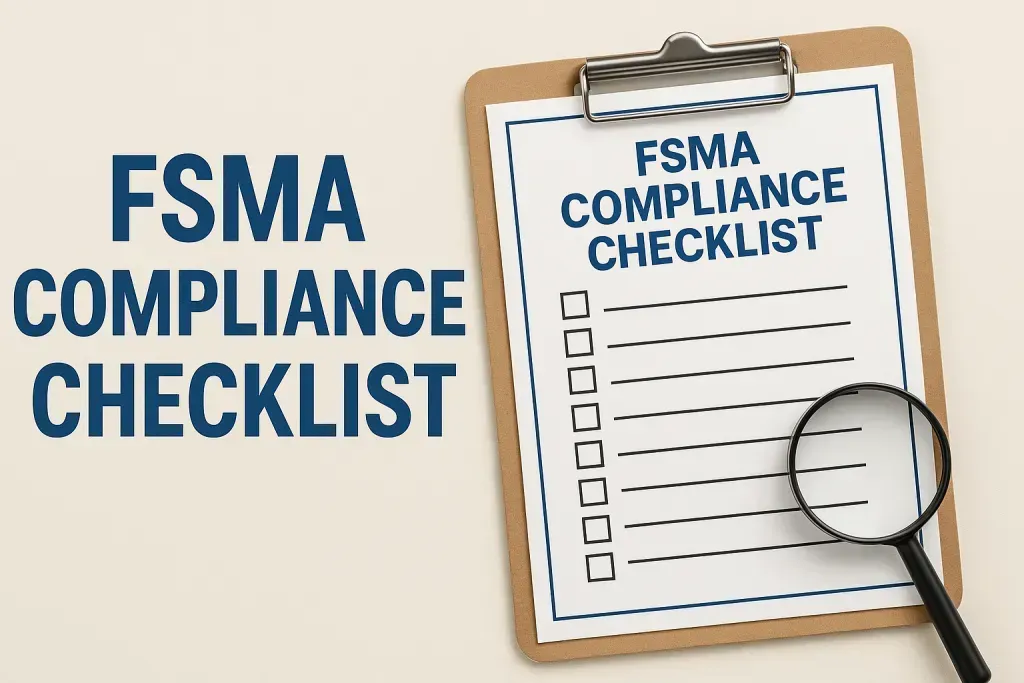 FSMA Compliance Checklist for Food Safety Management