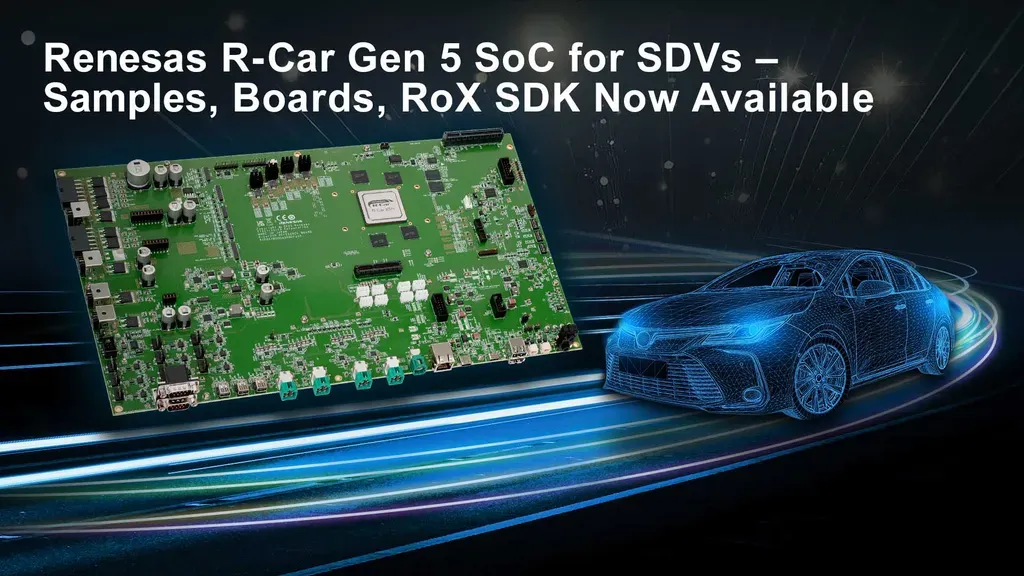 Renesas R-Car X5H SoC for multi-domain vehicle computing