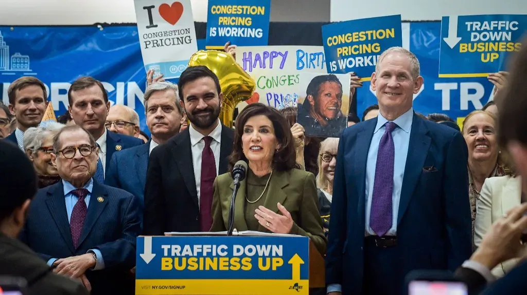 New York congestion pricing cuts Manhattan traffic by 11% in first year