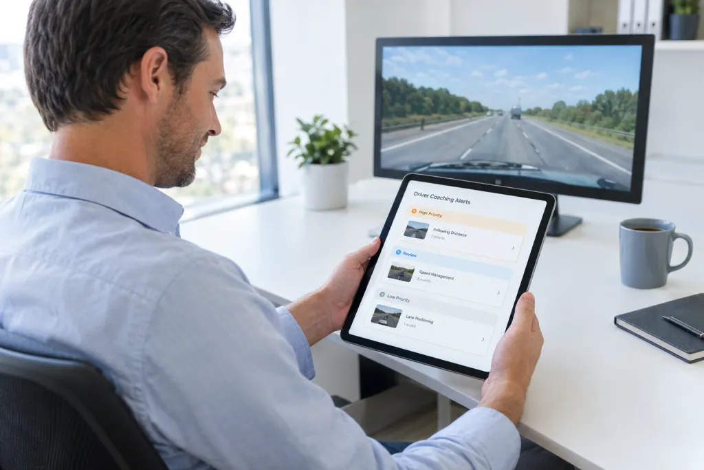 SureCam article outlines ways to reduce workload in AI driver coaching