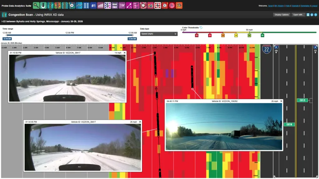 Vizzion imagery integrated into RITIS traffic data platform