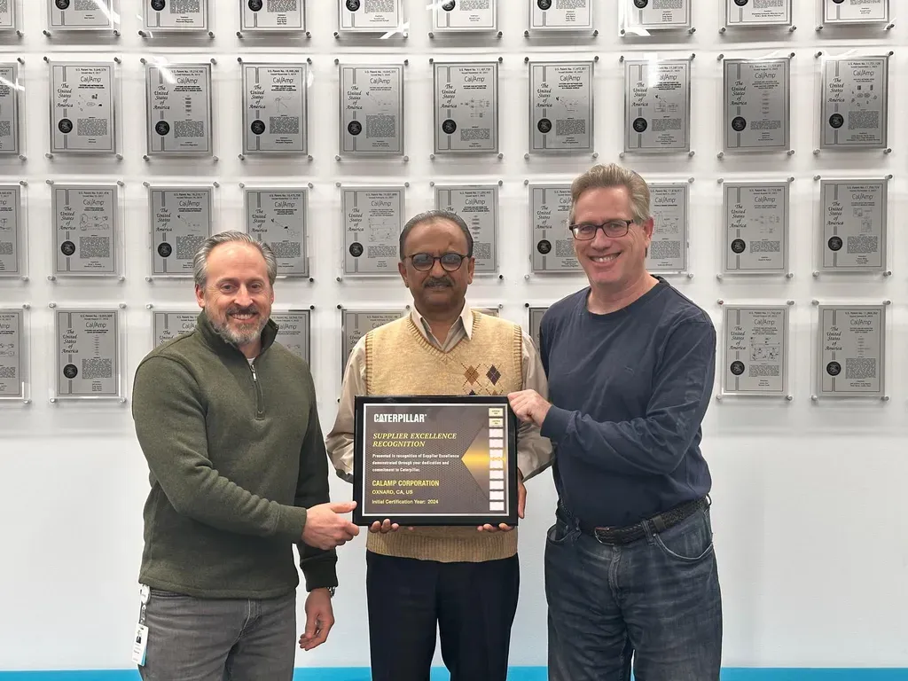 CalAmp awarded Caterpillar Supplier Excellence Certification 2025