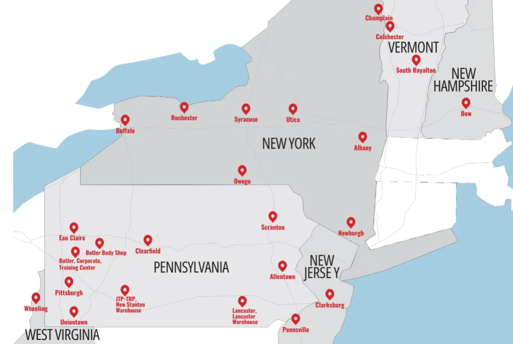 Hunter Truck acquires two dealership groups and adds 10 US locations