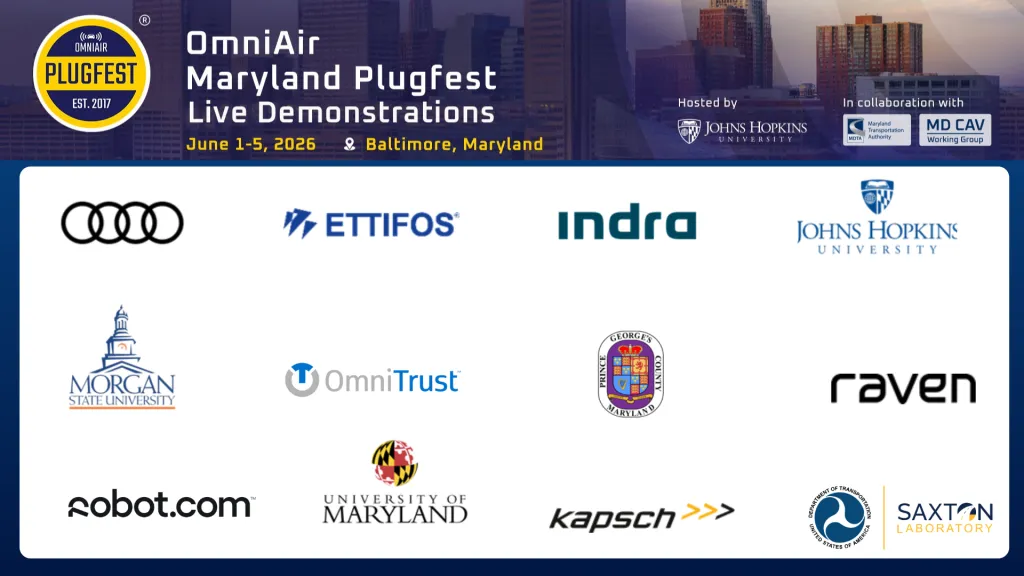 OmniAir Plugfest Demonstrates V2X and Connected Mobility