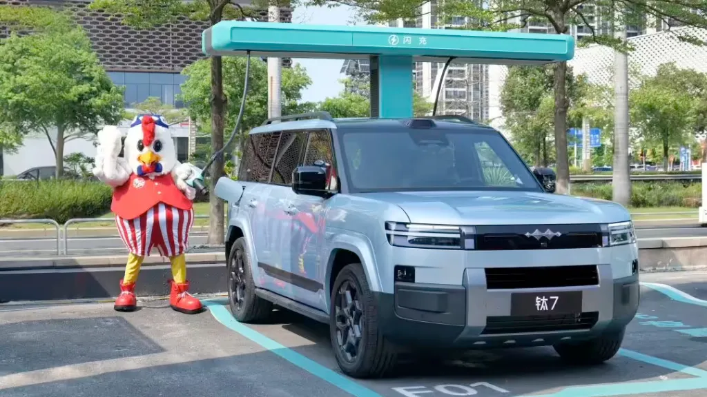 BYD and KFC China to trial 9‑minute EV charging