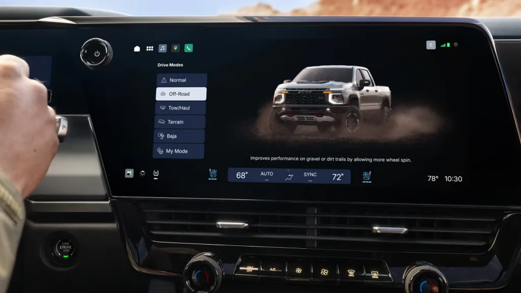 GM to launch redesigned in-vehicle software in Chevrolet and GMC pickups