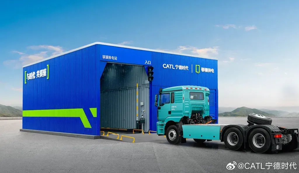 CATL Introduces Standardised Swappable Battery for Trucks