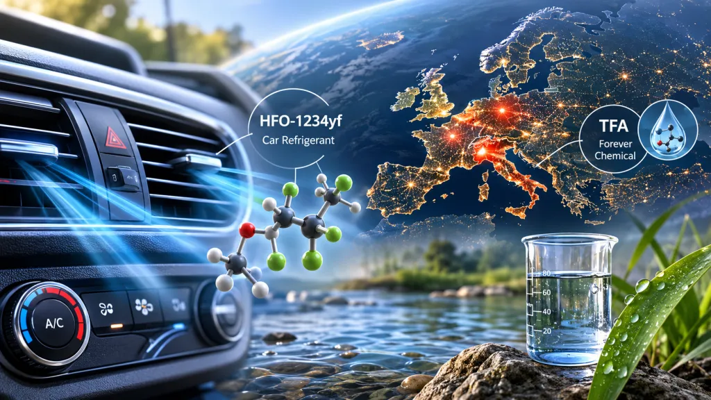 Study links car refrigerant to rising European ‘forever chemical’ pollution