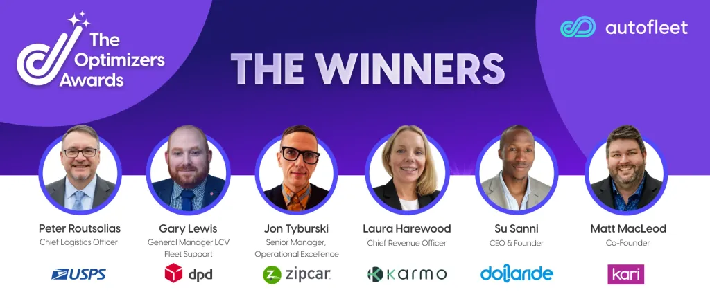 USPS, DPD UK and Zipcar named winners of Autofleet’s 2026 awards