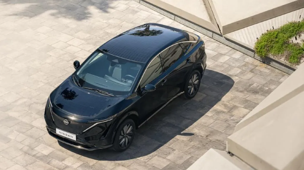 Nissan unveils solar-integrated Ariya concept