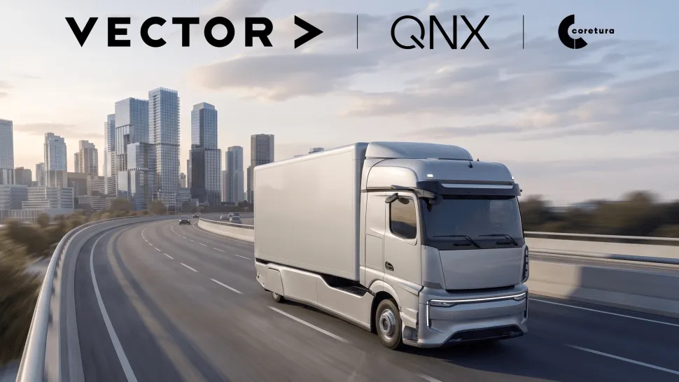 Coretura selects Vector-QNX software for commercial-vehicle platform