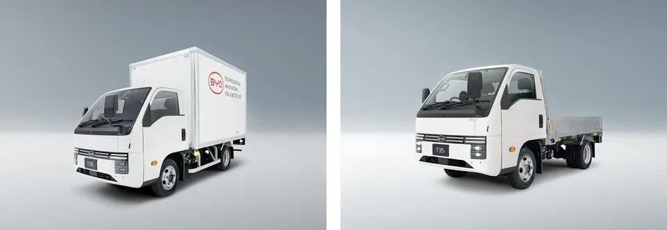 BYD Launches T35 Electric Truck for Japanese Market