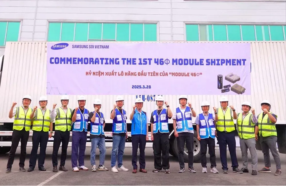 Samsung SDI Begins Production of 46-Series Cylindrical Batteries