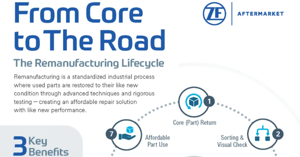 ZF Aftermarket emphasises remanufacturing benefits