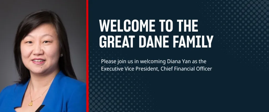Great Dane appoints Diana Yan as chief financial officer
