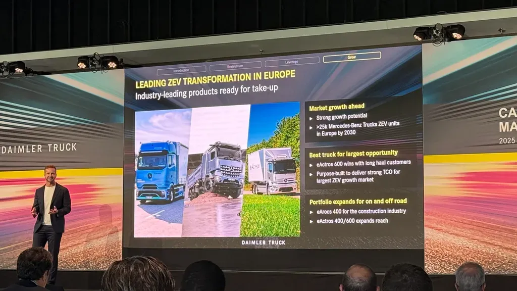 Daimler Truck shifts ZEV focus to Europe; plans cuts