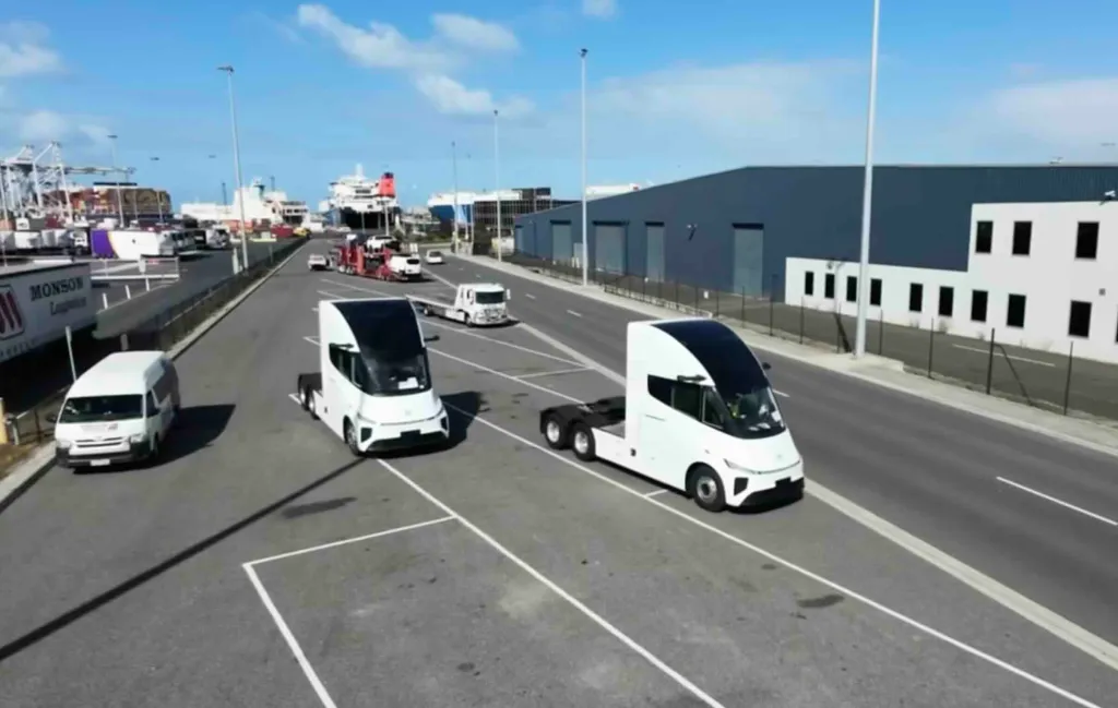 Windrose electric trucks begin Australian freight operations