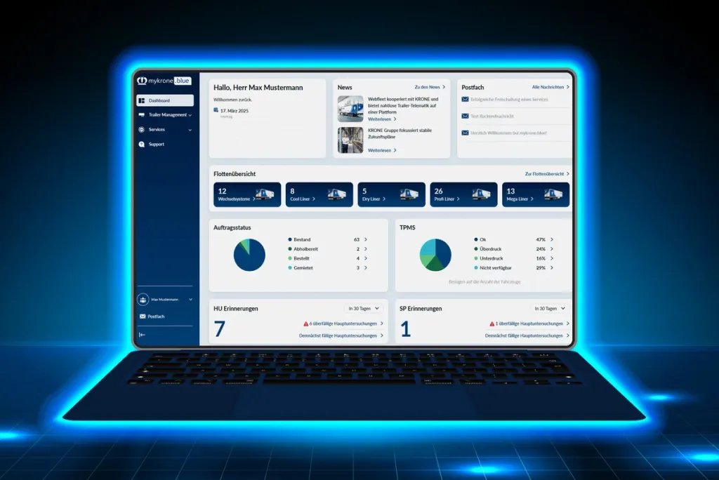 KRONE upgrades trailer telematics and digital fleet services