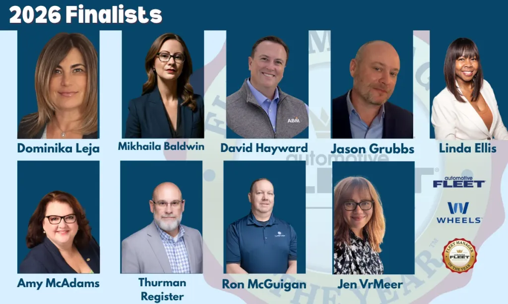 Nine fleet leaders nominated for 2026 Fleet Manager of the Year award