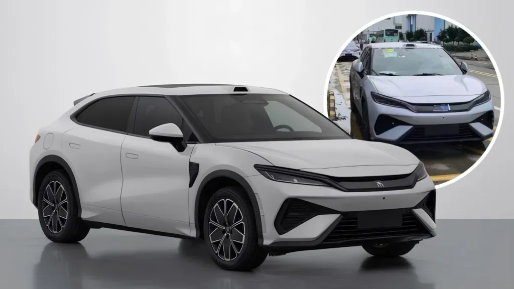 BYD Song L GT electric fastback undergoes road testing in China