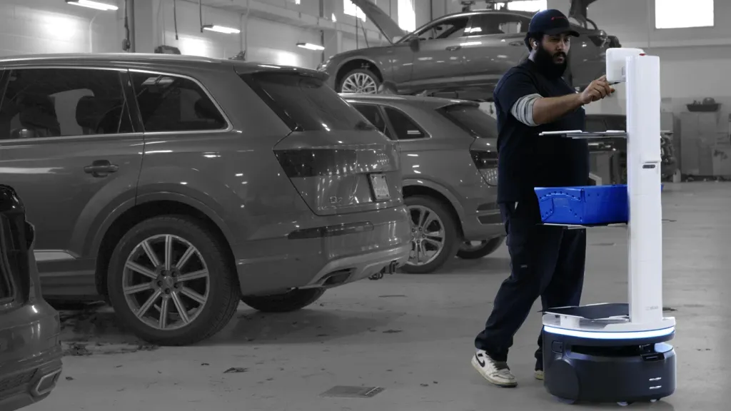 Autonomous Parts Delivery Increases Technician Capacity