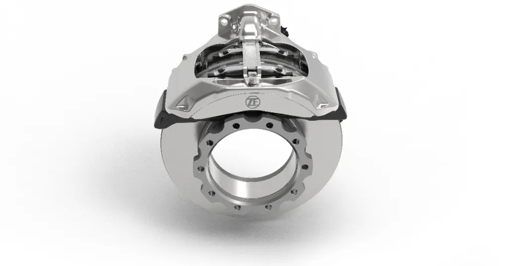 ZF unveils low-dust MAXX Uniper air disc brake for heavy-duty vehicles