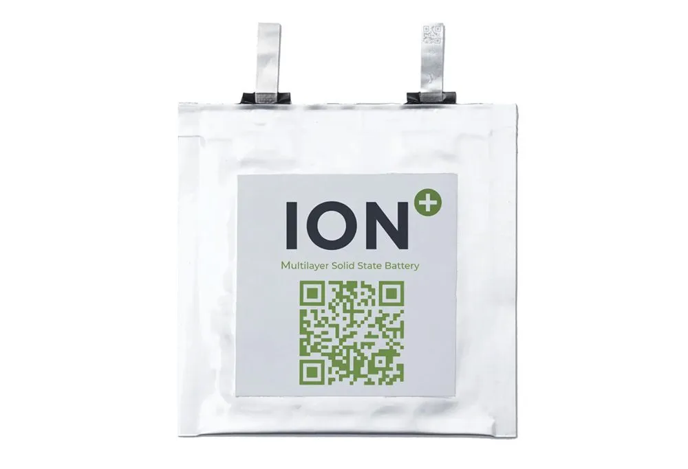ION Storage Systems qualifies solid-state battery cell