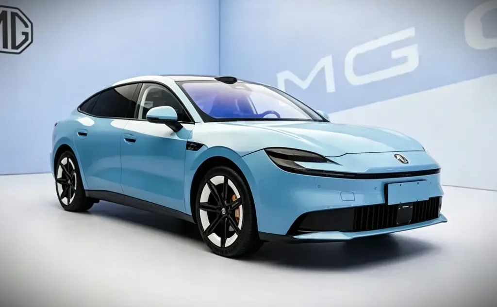 MG 07 electric fastback to offer liquid-solid-state battery and LiDAR