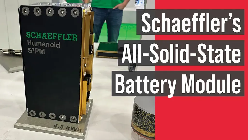 Schaeffler Advances Solid-State Battery and EV Drive Technologies