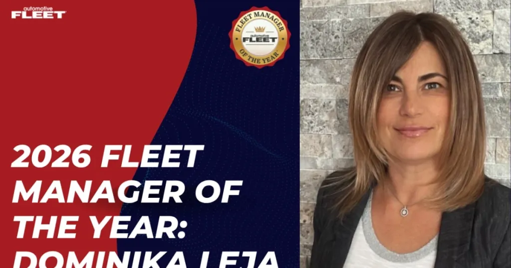 Dominika Leja named 2026 Fleet Manager of the Year