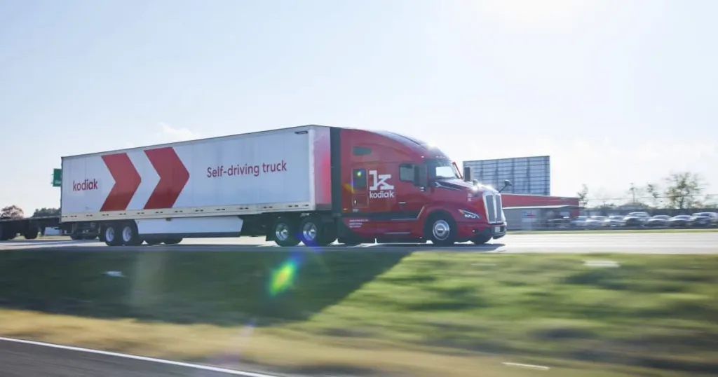 Kodiak says driverless long-haul truck operations remain on track for 2026