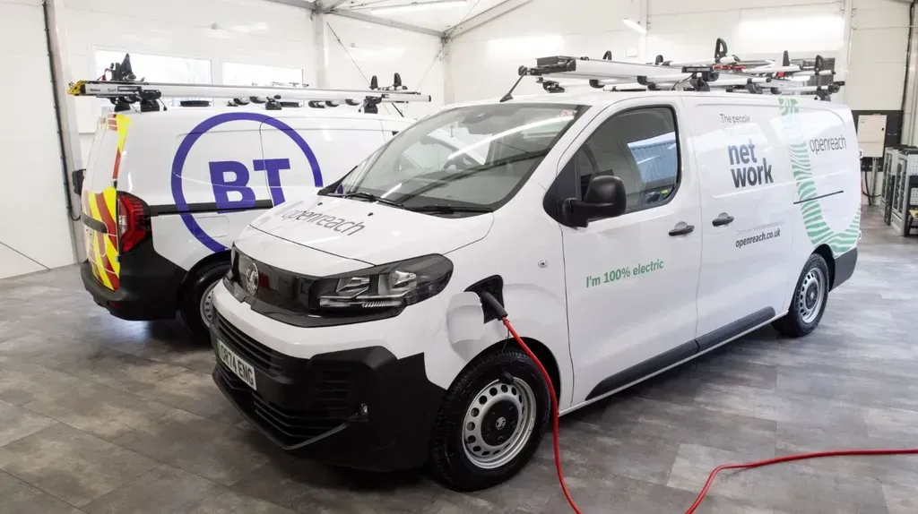 Holman Delivers 750 Electric Vans to BT Group Fleet
