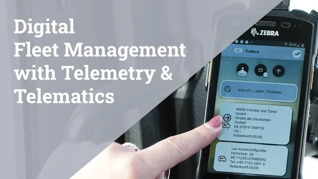 Digital fleet management: telemetry and telematics