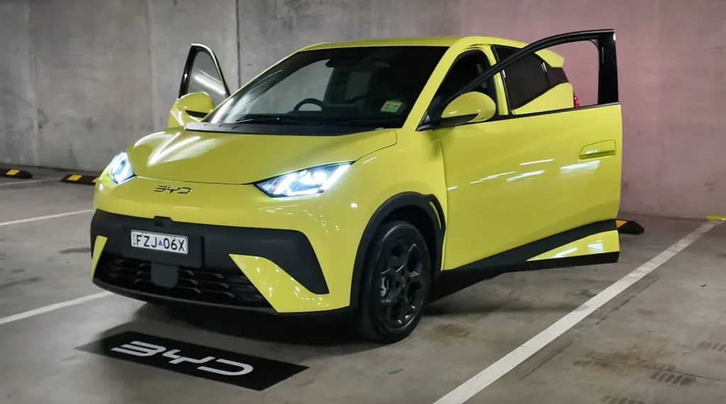 BYD cuts Atto 1 EV price below A$20,000 driveaway in Australia