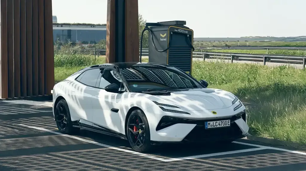 Lotus Emeya achieves 443kW peak charging power