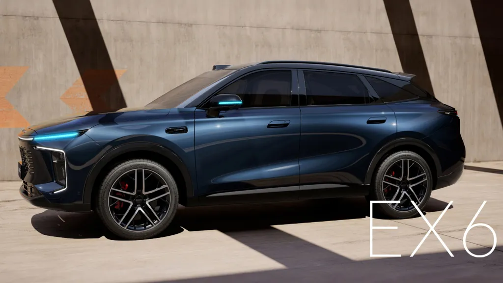 Exeed EX6 plug-in hybrid crossover revealed for China