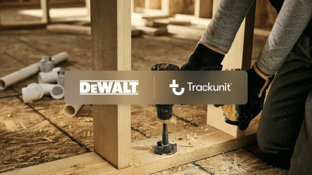 Trackunit and DEWALT partner to track tools across construction sites